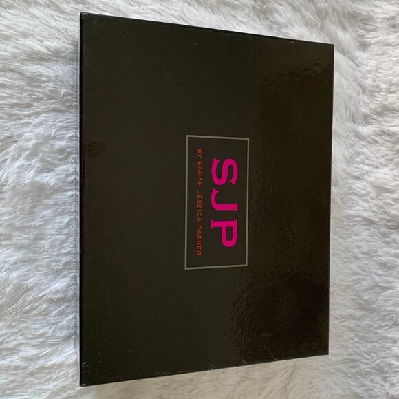 NIB SJP by Sarah Jessica Parker Lucille Bow Satin Pumps Blue EU 39.5 US 9 100mm - Picture 6 of 16